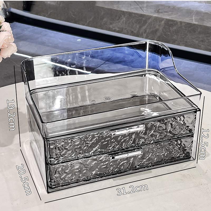 お化粧小物をすっきり整理できるケース。