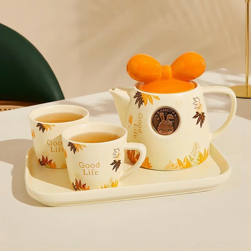 ティーポット 700ml 2カップ 陶器 箱付き 無地 プレーン かわいいポタリー ティーポット 4カップ 700ml お茶 紅茶 ティーストレーナー ..