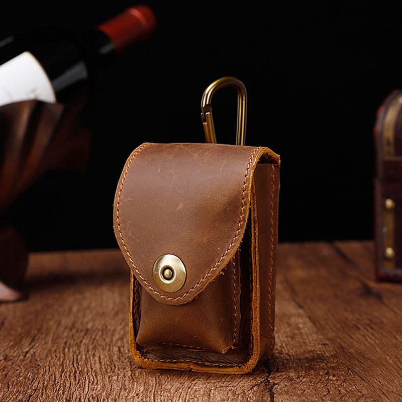 シガレットケース 本革 タバコ たばこ 煙草 ケース メンズ 収納 おしゃれ タバコケース ベルトポーチ ..