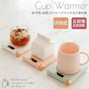 保温コースター カップウォーマー 保温器 usb ホット 卓上 コーヒーウォーマー コップ 加熱 コンパクト 誕生日 母の日 父の日 ギフト オフィス 家庭用