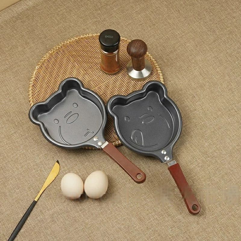 キャラクターフライパン14 cmフライパン卵鍋べたつかない鍋家庭用朝食鍋アニマルミニハート目玉焼き鍋