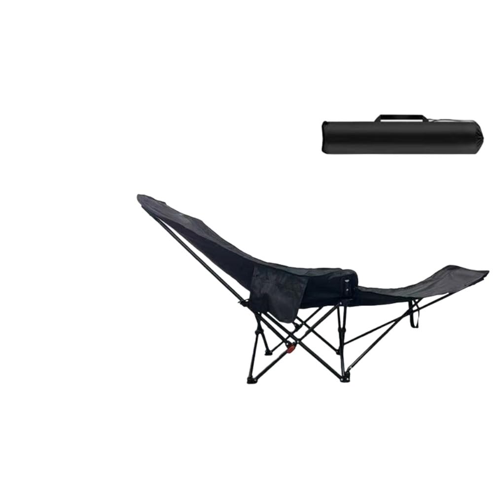 3段階調節可能、ムーンチェア、アウトドア、折りたたみ式、ポータブル、ピクニック、キャンプ、釣り、オフィス、リクライニングチェアに最適、 (イエロー)