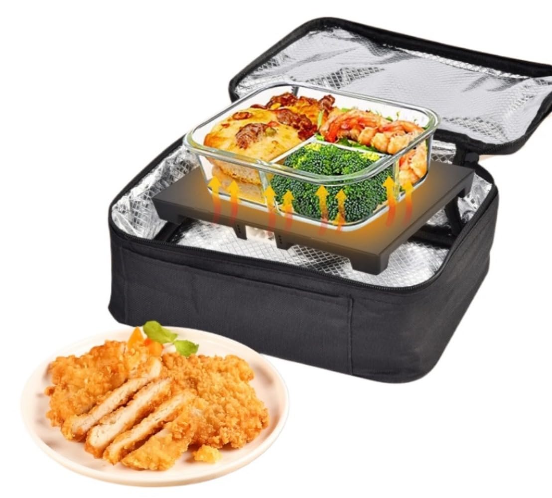 車用サーモスタットミールキット ランチバッグ ホイル断熱袋 ポータブルオーブン車12 V家庭用110 V車載..