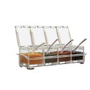 メガ割 出荷が早い調味料入れ 調味料容器 ストッカー 収納ケース キッチン収納 プラスチック シンプル 保存容器 スパイスボトル 塩 胡椒 香辛料 砂糖 醤油