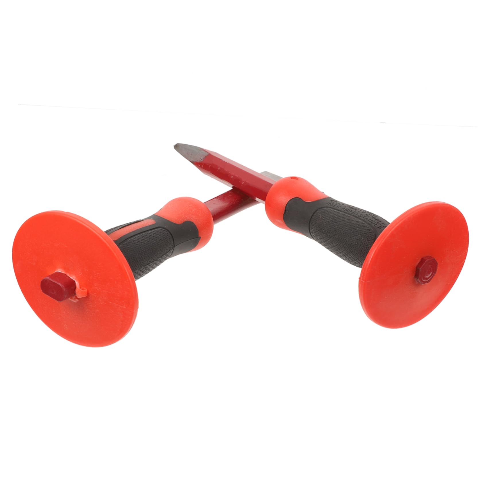 コンクリートチゼルセット 300mm ヘビーデューティー 石材彫刻ツール 耐久性 クロムバナジウム鋼製 人..