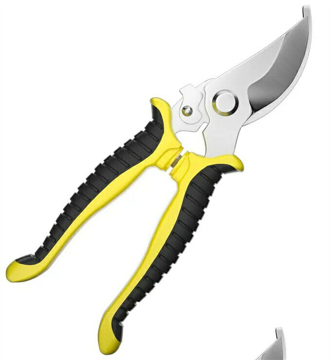 剪定ばさみ 園芸用ハサミ 枝切りはさみ 握りやすい 滑り止めハンドルつき ステンレス 剪定はさみ 枝切..