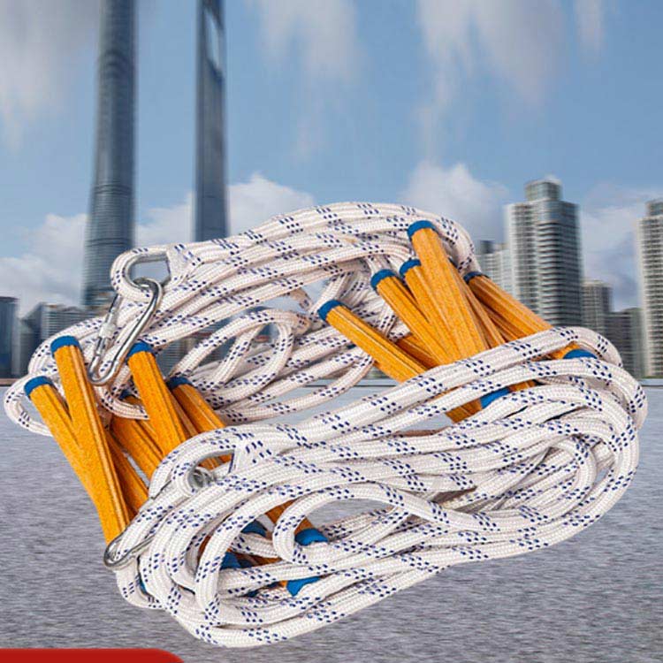 避難はしご 全長 5m 救難ロープ 拡張ネジ付き 避難 はしご 柔らかい 縄ばしご 避難用 緊急用 梯子 逃げはしご 緊急安全ラダー カラビナ付き 消防はしご 防災グッズ 防災用 防災 避難 救護 工事 トレーニング 縄梯子 ハシゴ 地震 津波 安全 緊急対応 収納簡単 ロープはしご