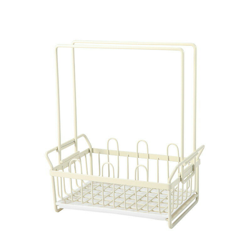 水切りラック スポンジホルダー スポンジ置き ステンレス 食器 大容量 水切りカゴ シンク上 キッチン用..