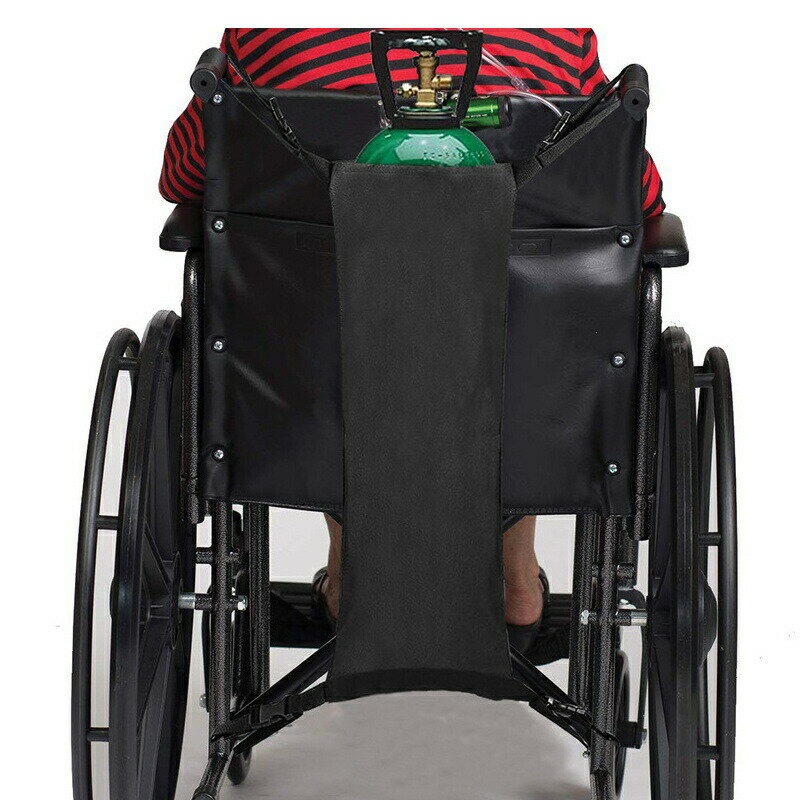 酸素ボンベバッグ 折りたたみ式 車椅子用 酸素シリンダーバッグ 調節可能なバックル車椅子バッグ 車椅子用酸素ボンベバッグ 酸素ボンベバッグ 家庭用 病院用 携帯用酸素タンクキャリア 車椅子バッグ DおよびEシリンダー用