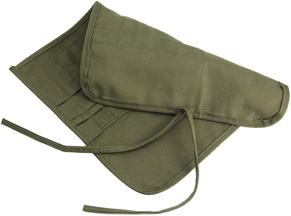 画筆 ケース 筆巻き キャンバス ロール ペン ケース 道具入れ ペイントブラシバッグ 水彩筆用 筆入れ ..