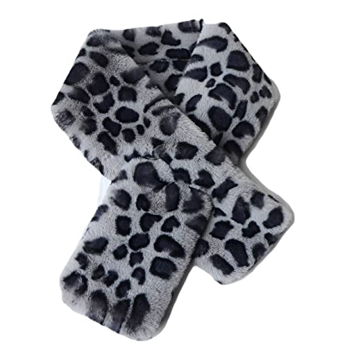 ネックウォーマー 首巻き マフラー 柔らかなエコ毛皮 ふわもこ暖かい 襟巻き 厚手 秋冬 防寒 可愛い オ..