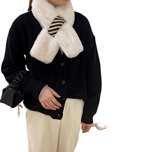 ティペット 襟巻き スヌード フェイクファー ネックウォーマー かわいい レディースマフラー エコファ..