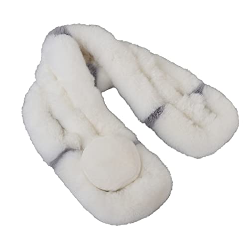 ティペット レディース おしゃれ マフラー フェイクファー マフラー スヌード ネックウォーマー エコフ..