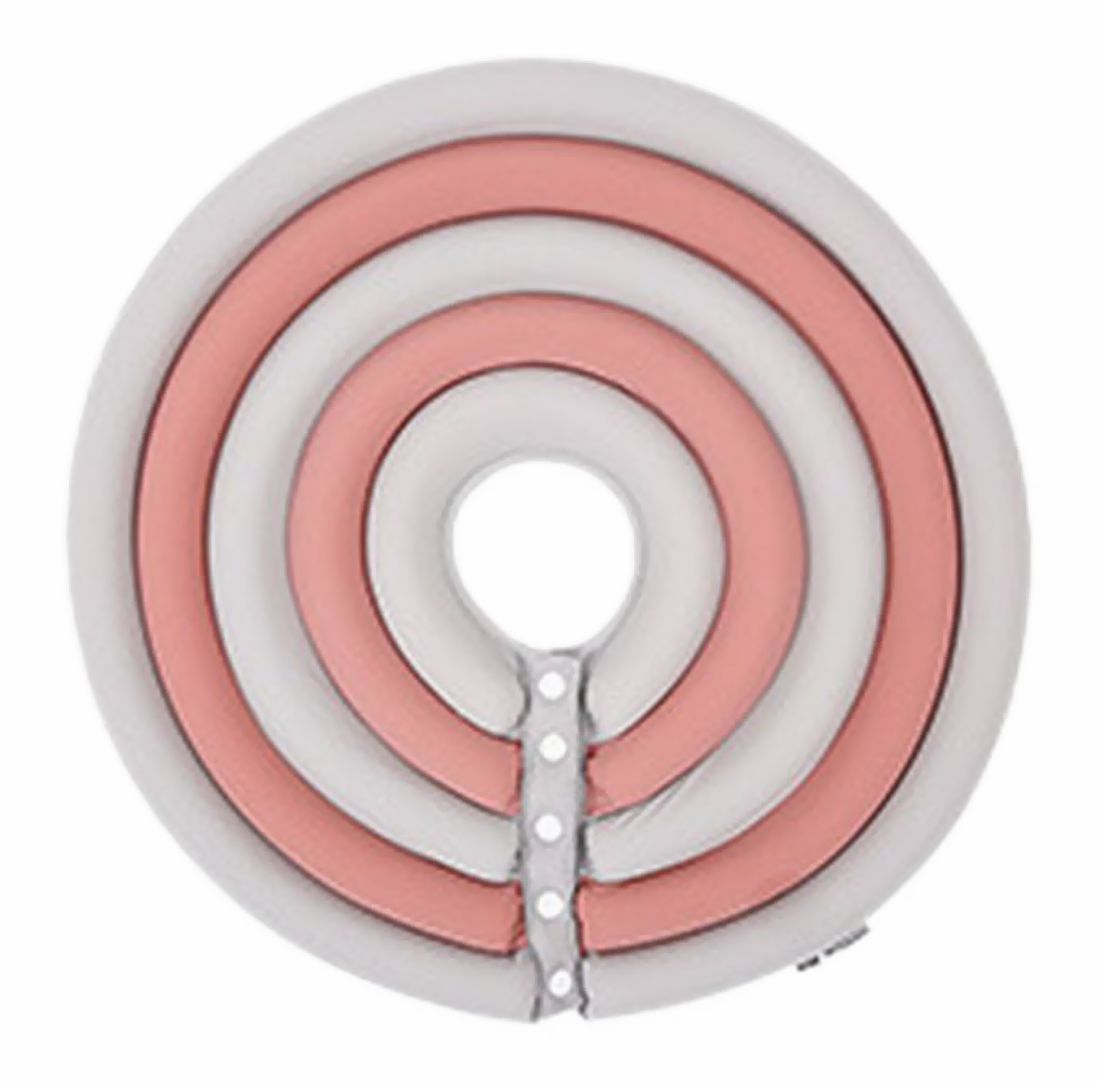 ペット用 犬用 エリザベスカラー ワイドドーナツ ソフト 柔らかい 軽量 傷舐め防止 傷舐め予防 視界確..