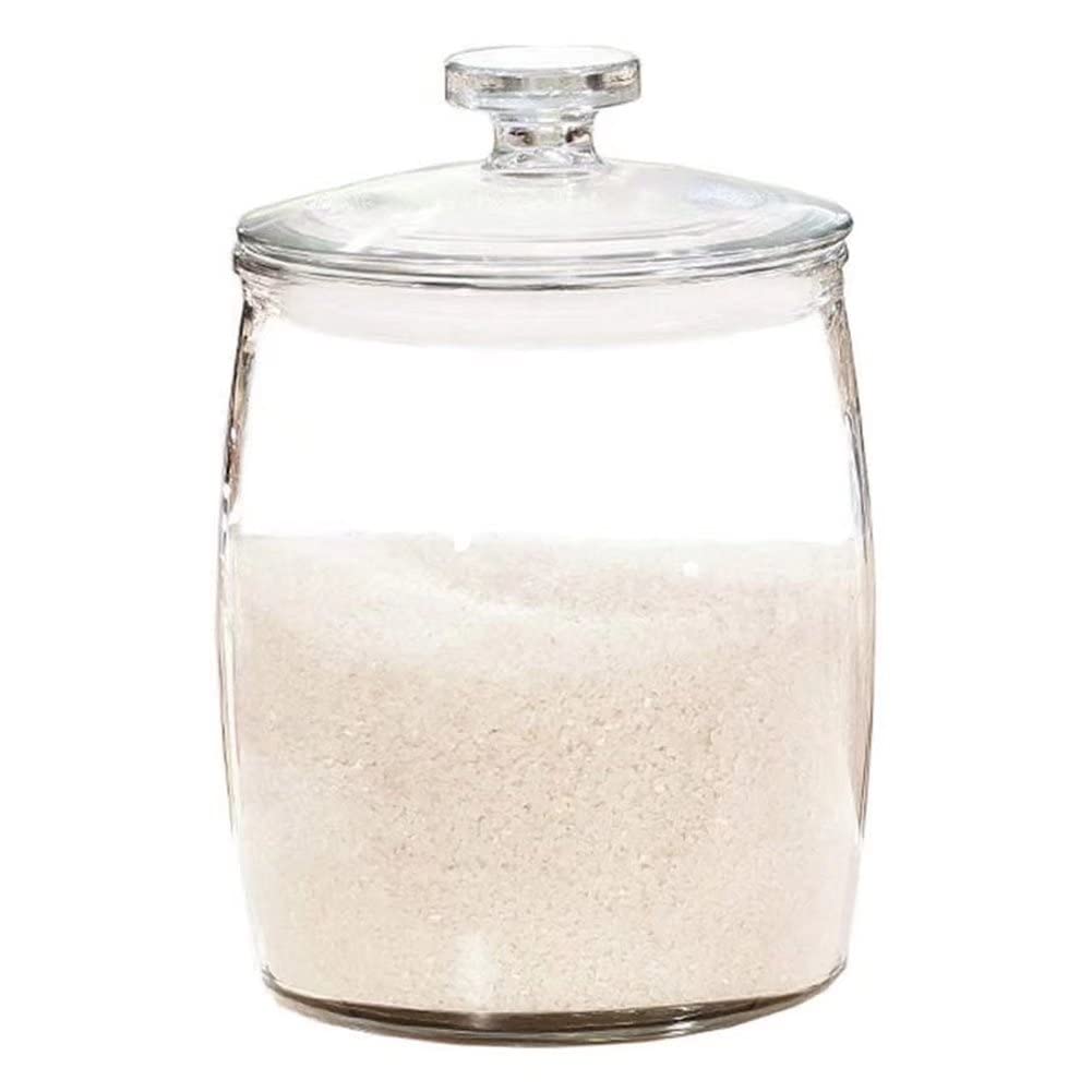 米びつ 密閉米びつ ガラス瓶 ライスストッカー 冷蔵庫 こめびつ 米入れ お米保存容器 米櫃 貯蔵タンク ..