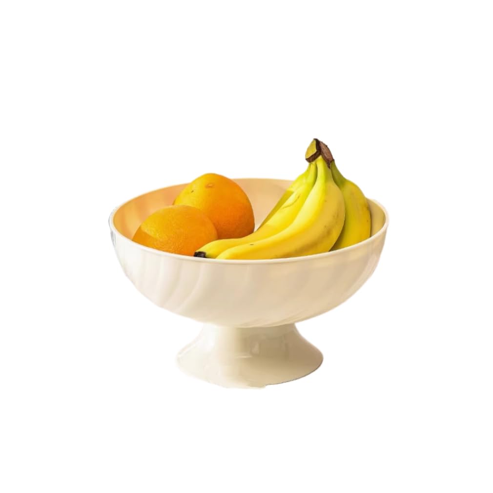 フルーツボウル フルーツバスケット プラスチック フルーツプレート 果物かご 食器 果物 ケース 簡潔 キッチン用品 分解可能 長持ち お菓子 果物 小物収納(01,透過性)(3)