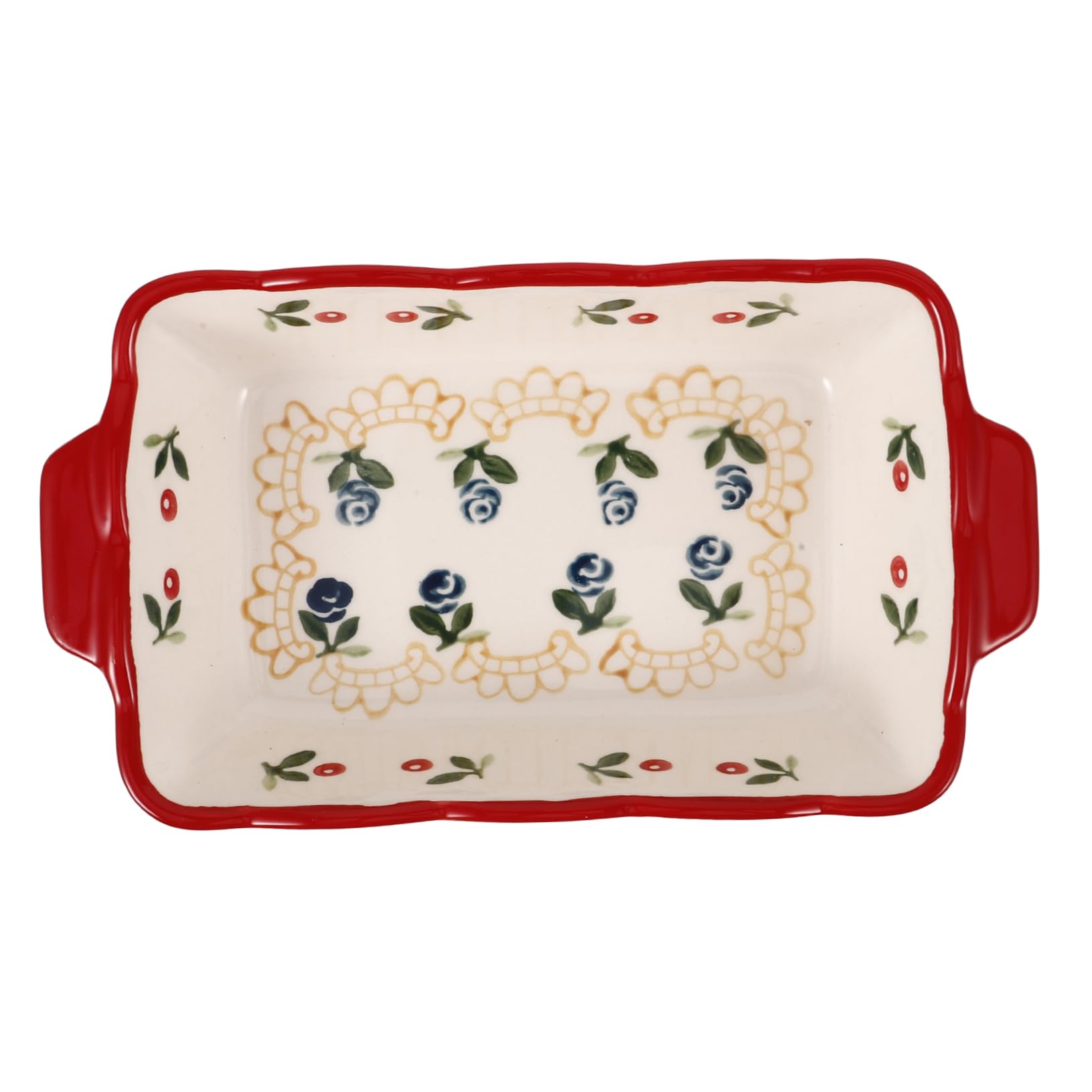 耐熱皿 フルーツボウル パンケーキベーキングトレイ オーブン用磁器グラタン皿 ラザニアパン パン焼き..