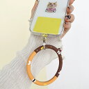 スマホストラップ スマホストラップショルダース マホストラップ 手首 スマホストラップビーズ韓国スマホ リング キャラクター ストラップホール 外付け シリコン ビッグリング ストラップホルダー 落下