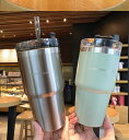 保温保冷 人気水筒 ストロー付き 600ml 890ml 蓋付き 大容量 真空断熱 保温 保冷 持ち運び マグボトル 水筒 直飲み 二重構造 ステンレス コーヒ...