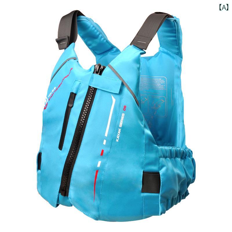 ライフジャケット 釣り アウトドア 海水浴 救命胴衣 大人用 ポータブル フローティング ベスト シュノーケリング 水泳 ブルー パープル ブラック