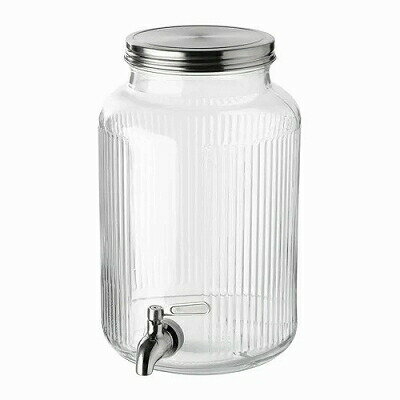 イケア ドリンクサーバー 5.0L n60452640 VARDAGEN ヴァルダーゲン キッチン用品 食器 保存容器 ピッチャー 水差し おしゃれ シンプル 北欧 かわいい