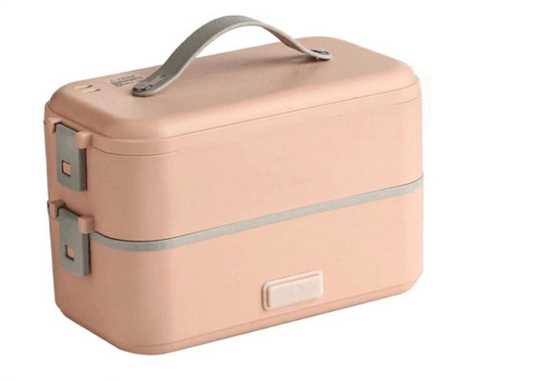 電気弁当箱 加熱式弁当箱 炊飯器 2段式 保温 炊飯弁当箱 加熱弁当箱 電気弁当箱 炊飯器 感染対策 コン..