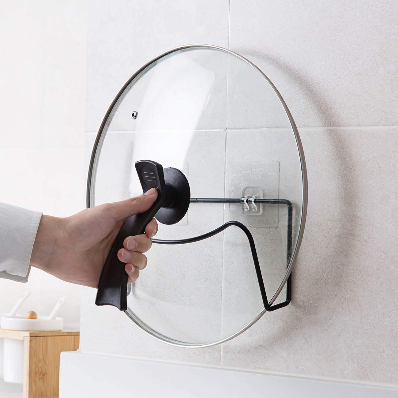 まな板スタンド 壁掛け 鍋蓋置き まな板立て コンパクト キッチン収納 ホルダー キッチンツール 鍋のふ..