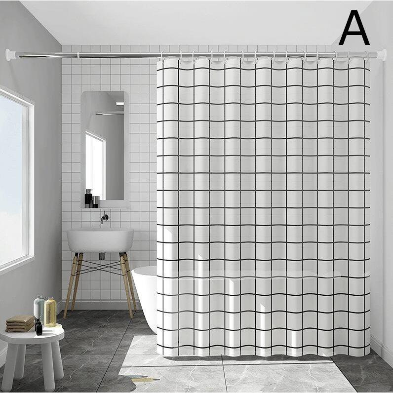 厚手 防水 シャワーカーテン 風呂カーテン new バスカーテン 浴室 北欧 カーテン インテリア お風呂 バス おしゃれ 目隠し ユニットバス シャワールーム 幅80* 高さ180cm_幅200* 高さ180cm