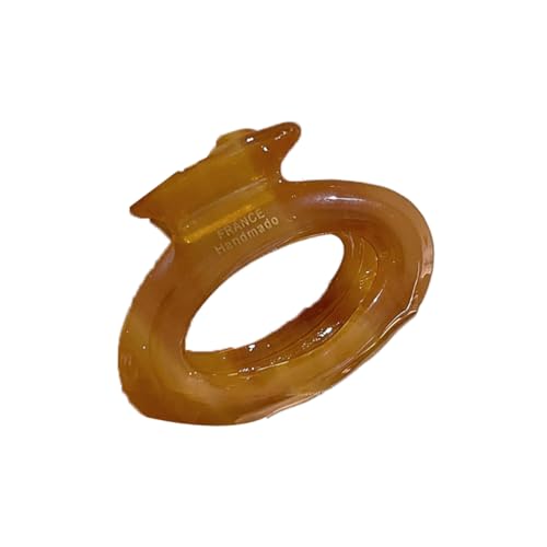 シャーククリップ ウェーブクリップ ヘアクリップ バンスクリップ 可愛い 人気 女の子 韓国風 クリーム グラデーションカラー 楕円形 小顔シルエット効果 雰囲気作り 薄型 エレガント 大きめ 滑りにくい しっかりとまる 軽量 高級 個性的 滑り止め 耐久性 長い 夏 調整可能