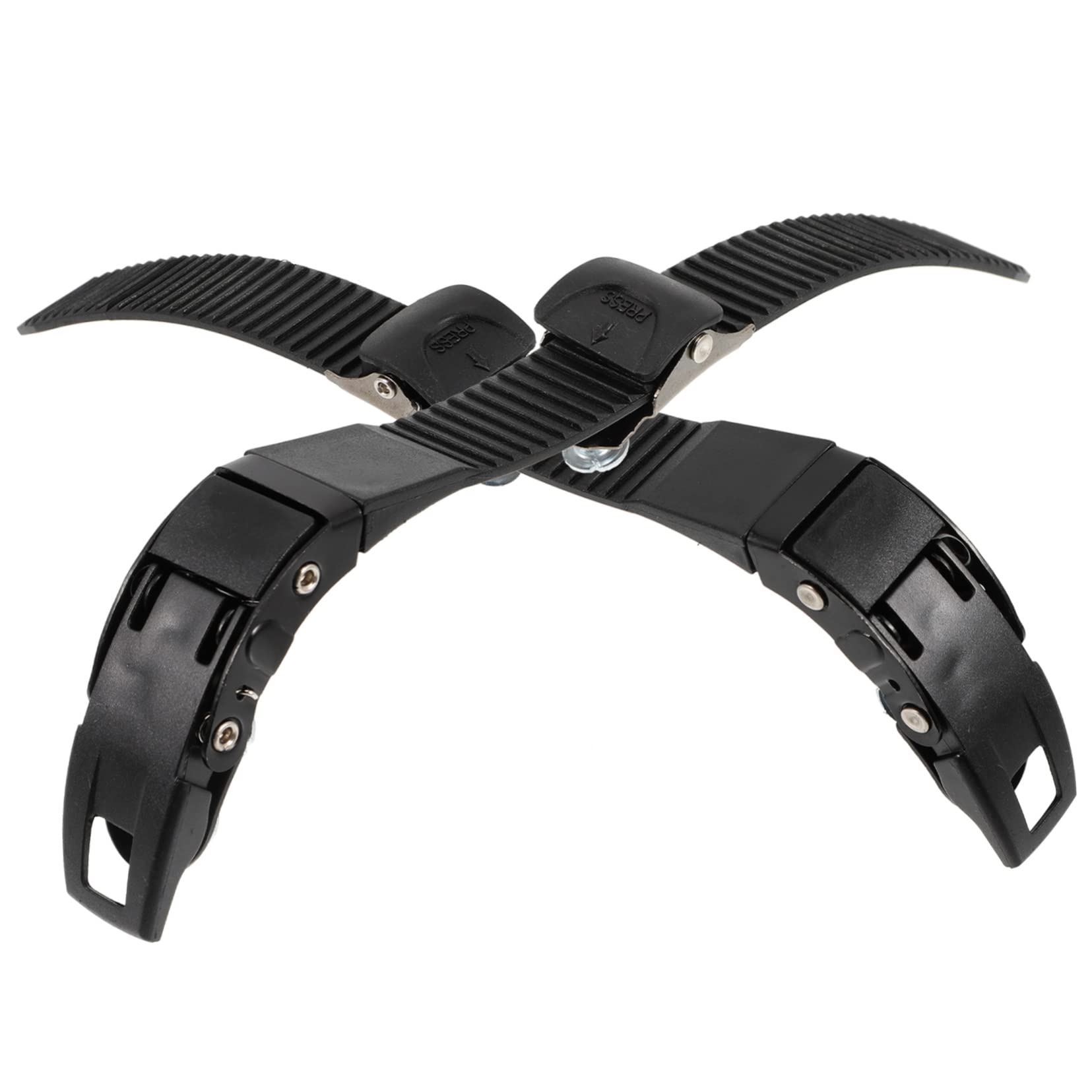 2個 ローラースケート靴ひも スケートバックルストラップ インラインスケートストラップ 交換用ストラ..