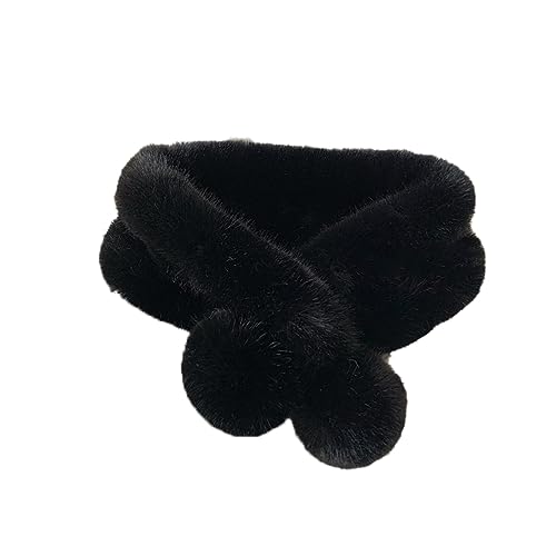 ティペット ファー マフラー レディース 冬 用 フェイクファー 厚手 無地 ストール 差し込み フェイク..