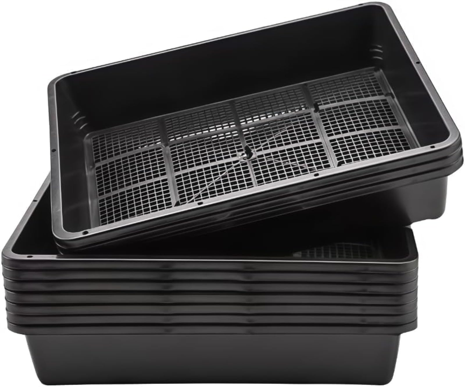 苗トレー 育苗トレ ポットイ 育苗箱 トレイ稚苗用苗箱 プラスチックプラントトレイ ガーデン苗スタータ..