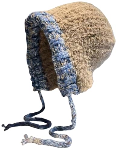 楽天ZAXレディース カラフル ニット帽 秋冬 ボア帽子 韓国風 ニット フード 裏起毛 ハット もこもこ ボア入り 婦人帽子 あったか お洒落 小顔 ファッション コーデ 通勤 通学 カジュアル オフィス 防寒対策 アウトドア