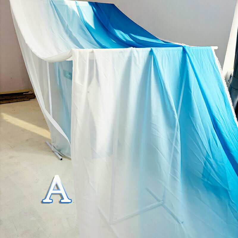 生地 1.5Mx1M シフォン 漢服用 ベリーダンスファンベール用 カーテン用 グラデーション タイダイ柄 DIY 背景シート ウェディング用 手芸・ハンドメイド用品 薄い 楽天海外通販