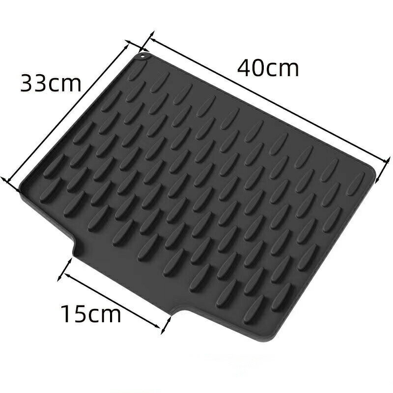 シリコンマット シンクマット 水切り キッチン 高性能断熱 卓越滑り止め 排水 即乾 食器 多用途鍋敷き 安全シリコン 超吸水マット ドライングボード キッチン 水切り シリコン 北欧 おしゃれ 人気カラー