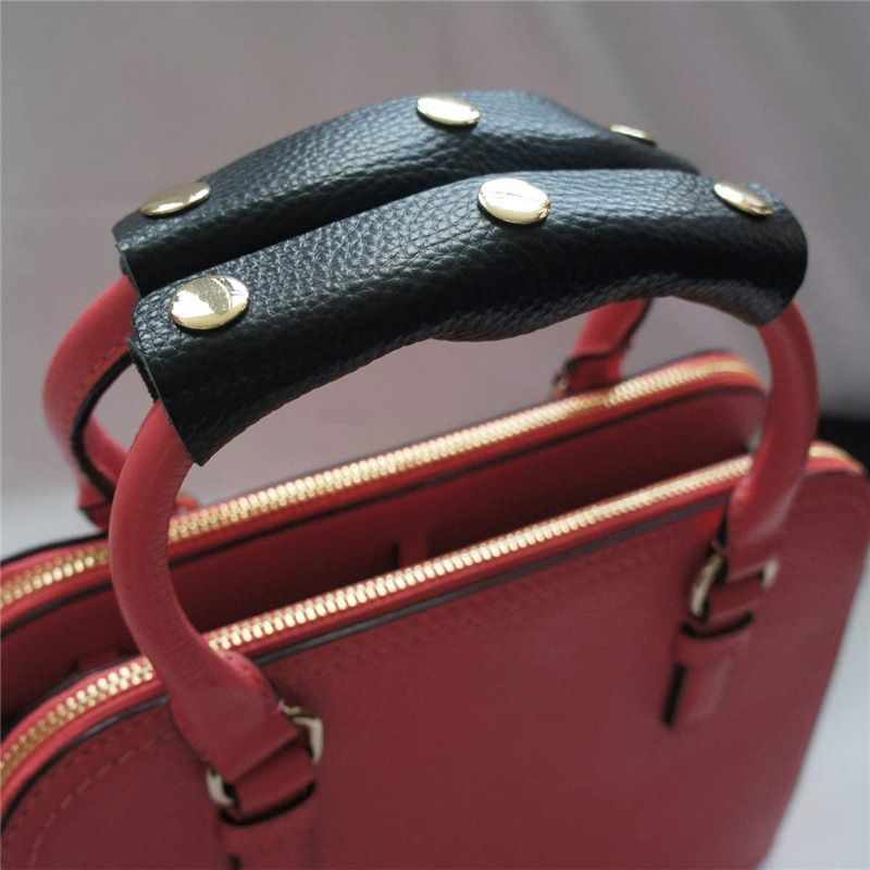 ハンドルカバー 持ち手カバー 単品 1個 かばん カバン 取っ手カバー フェイクレザー シンプル おしゃれ..