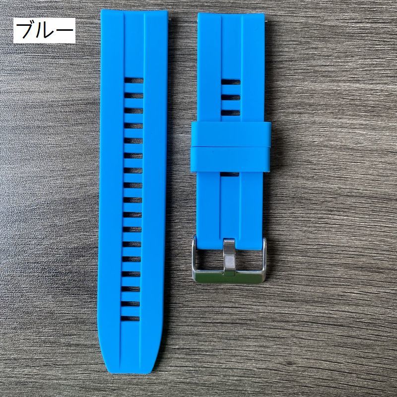 時計用ベルト バンド 22mm 交換用 付け替え 単色 シンプル カジュアル おしゃれ