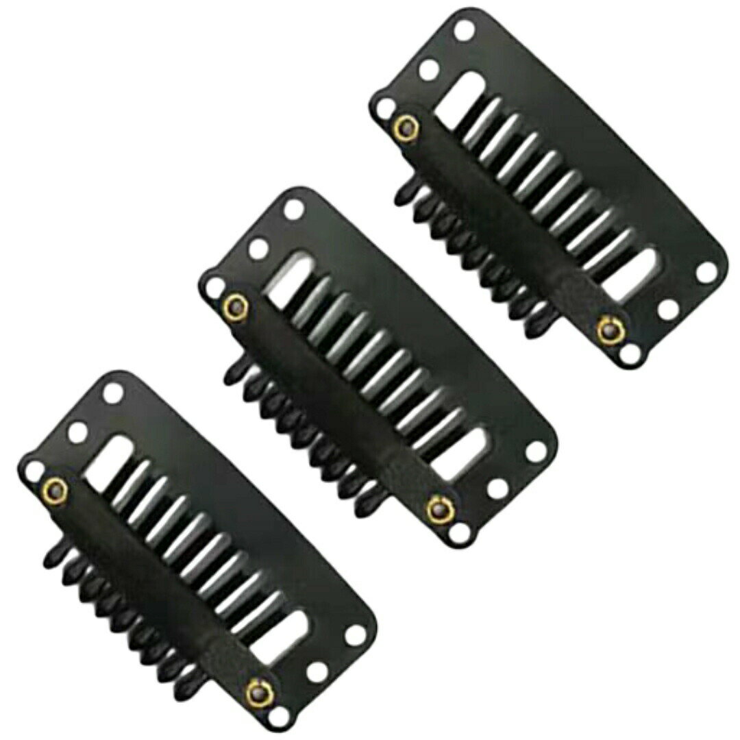 ウィッグクリップ 10個セット 固定クリップ 留め具 ワンタッチピン パッチン留め ヘアクリップ ヘアピン かつらクリップ 水滴型 U型 縫い付け フルウィッグ...