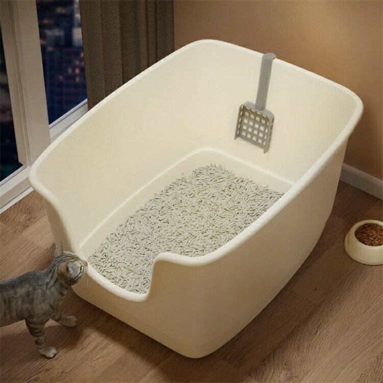 猫 ネコ ねこ用 トイレ 猫トイレ ねこトイレ 大容量 大きめ 大型 大型ネコ 飛び散らない