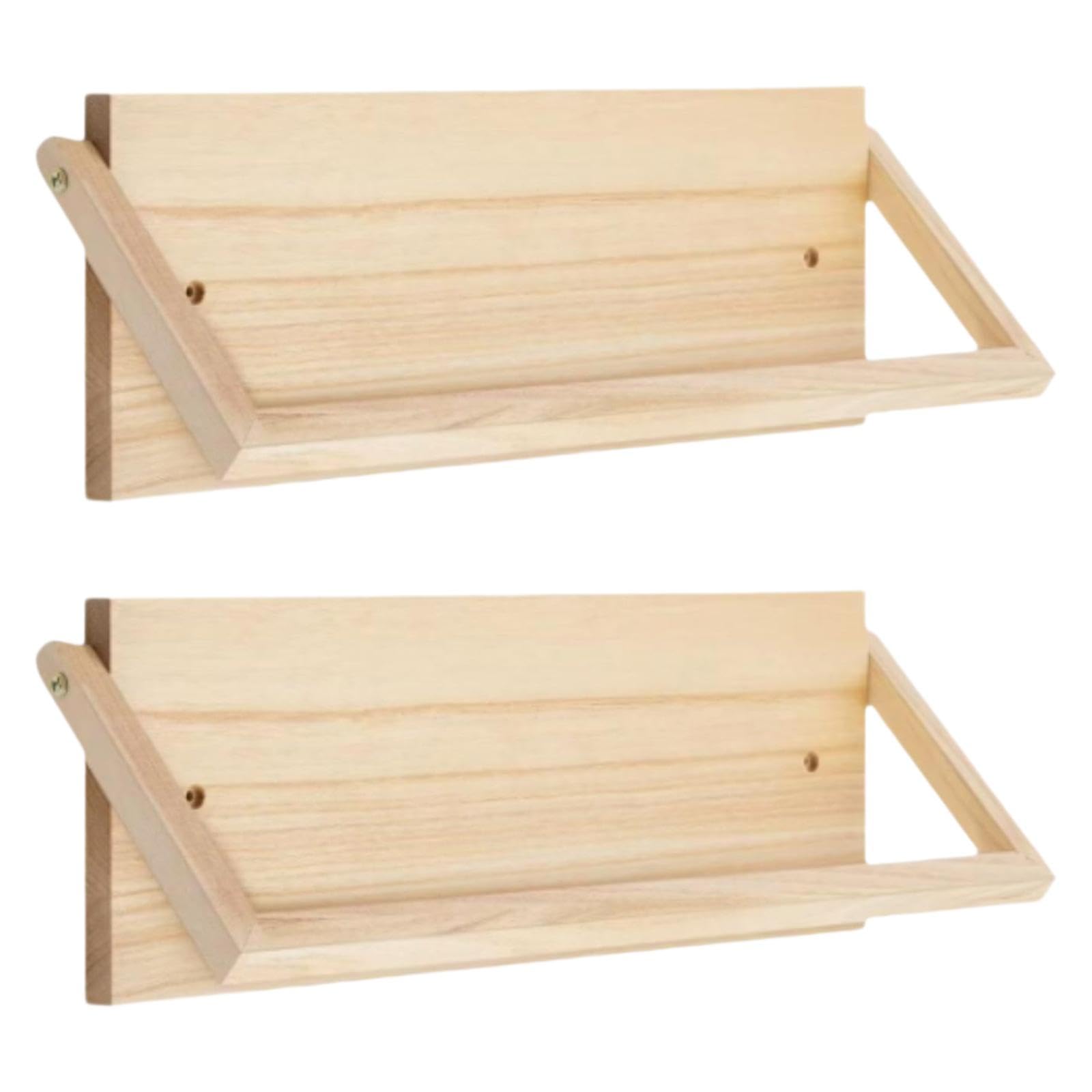 2 個セット シューズラック 壁掛け棚 スリム 折りたたみ式 靴収納 斜め置き 木製 オープンラック 玄関..