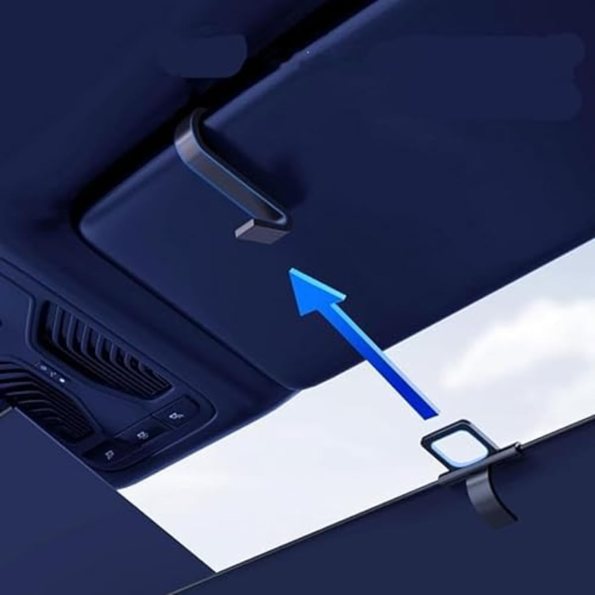 サンシェード 車 フロント 車サンシェード ロールスクリーン 自動収縮 高さと広さ自由調整可能 フロントカバー フロントガラス 遮光 車中泊 仮眠 プライバシー保護 暑さ対策 簡単取付 収納便利 多種の車型に適用シルバーブラック(3)