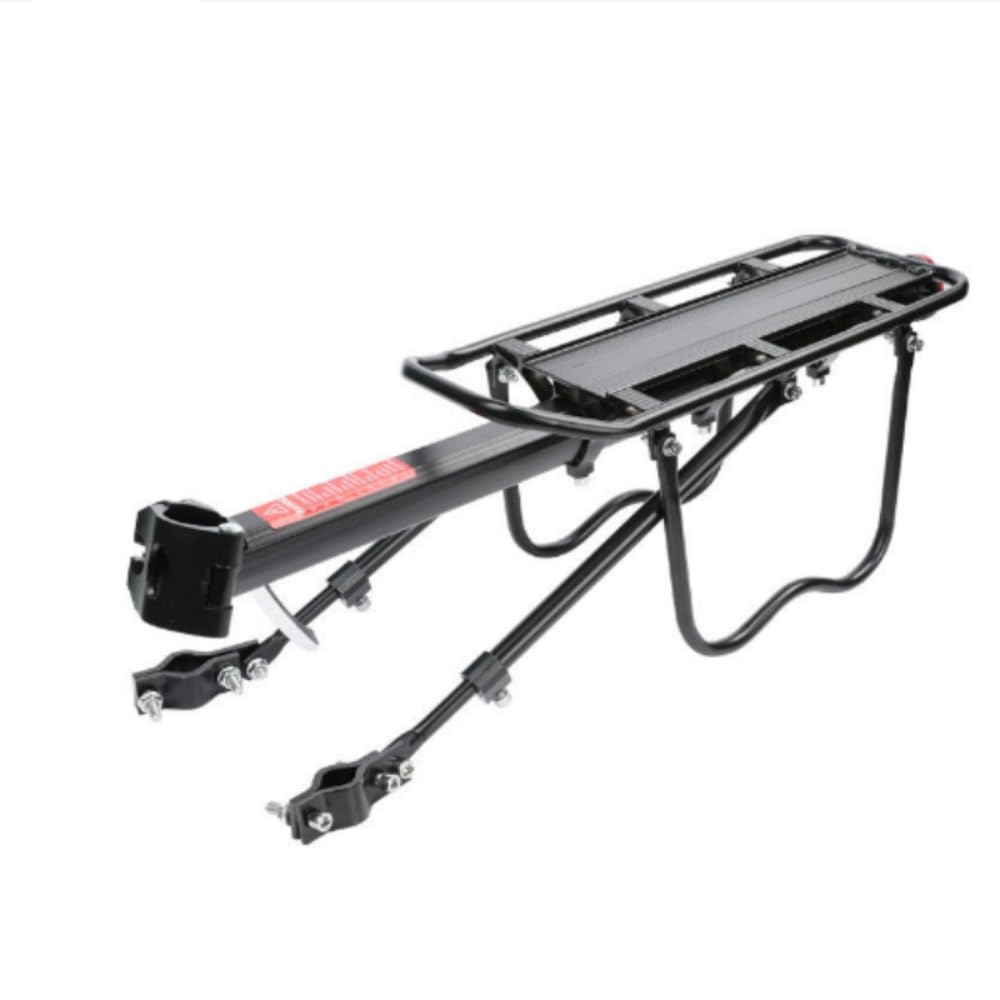 アルミ合金自転車リアラックカーゴラック反射シート付きサイクリング機器