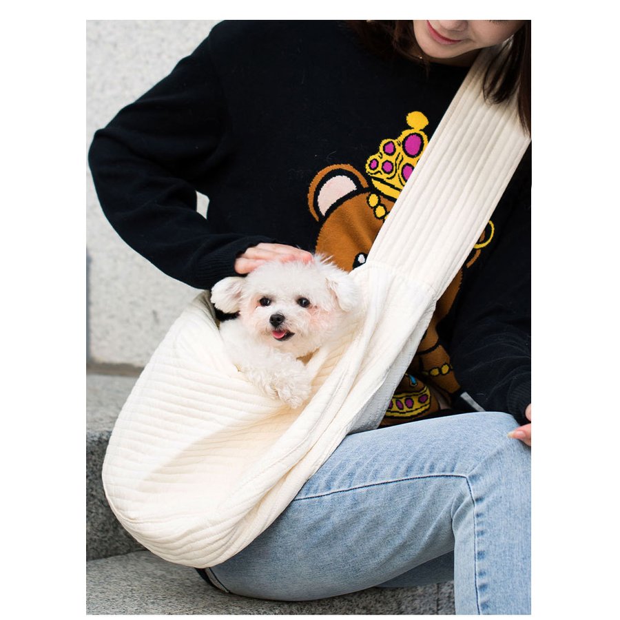 ペット用 キャリーバッグ ドッグスリング 猫 犬 デニムリメイク 抱っこ紐 お出かけ 斜め掛けかばん