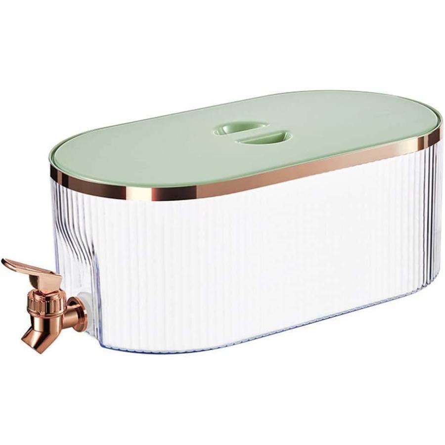 ドリンクサーバーウォータージャグ ピッチャー ドリンクサーバー 麦茶ポット 洗いやすい 冷水ディスペンサー 蛇口付き 家庭用 大容量 5.