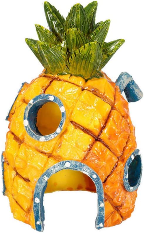 水槽 オブジェ アクセサリー 水槽用オーナメント 水族館 装飾 シミュレーション パイナップル アクアリウム装飾