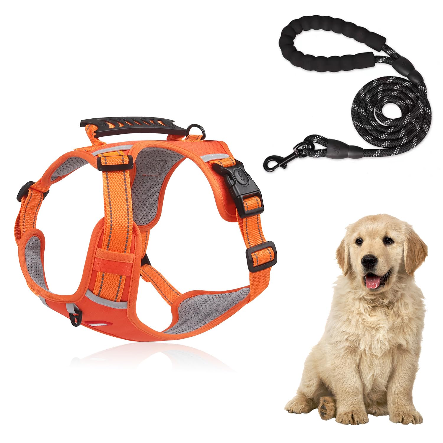 犬 ハーネス 犬 はーねす ドッグ ペット用品 ハーネスリード 首輪 胴輪 小型犬 中型犬 訓練用 耐久性 ..