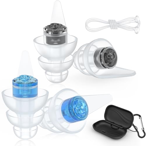 耳栓 飛行機 飛行機用耳栓 気圧調整 調整機能付き 聴覚障害予防 イヤープラグ 航空機 電車 睡眠 仕事 ..