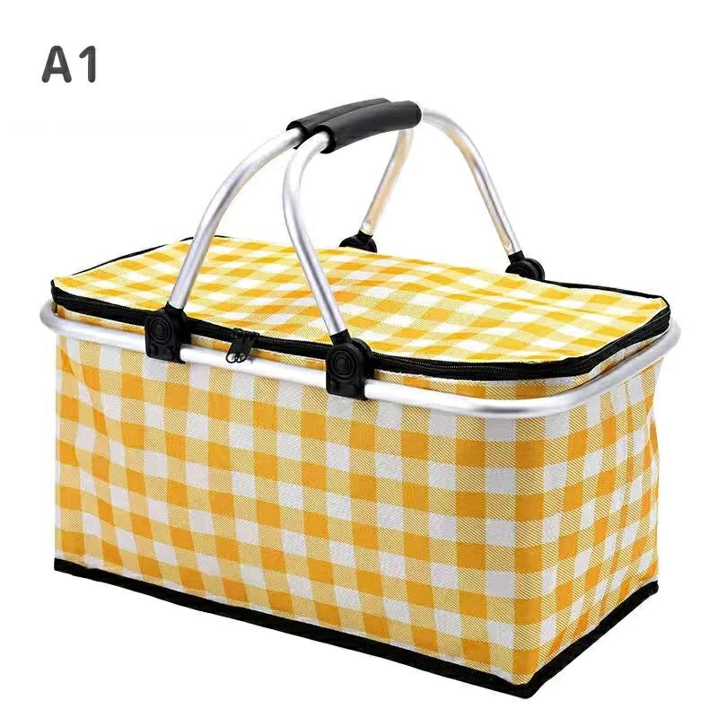 保冷バッグ 保冷バスケット おしゃれ ピクニック レジカゴ型 エコバッグ レジカゴ 買い物かご バスケッ..