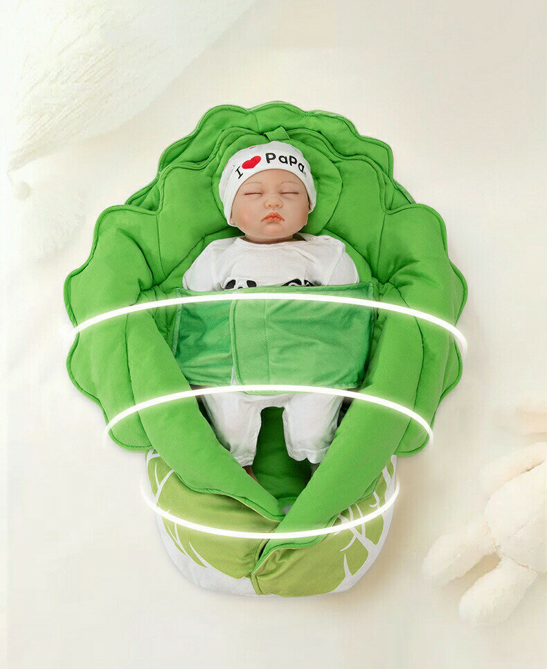 白菜 おくるみ ベビー おくるみ 赤ちゃん おくるみ ベビー ブランケット ベビーブランケット 新生児 寝かしつけ 白菜型 毛布 秋冬 おもしろ オシャレ おしゃれ SNS インスタ映え 白菜 の おくるみ BABY クリスマス ギフト プレゼント 出産祝い 3