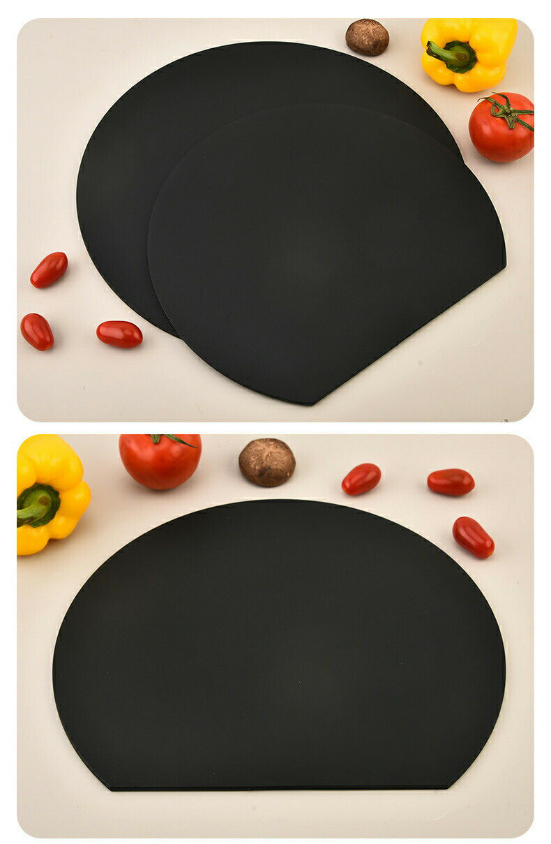 D型抗菌まな板 耐熱 エラストマー まな板 D型 抗菌 カッティングボード 柔軟性 洗いやすい 滑らない 両面利用可 おしゃれ 食洗機対応